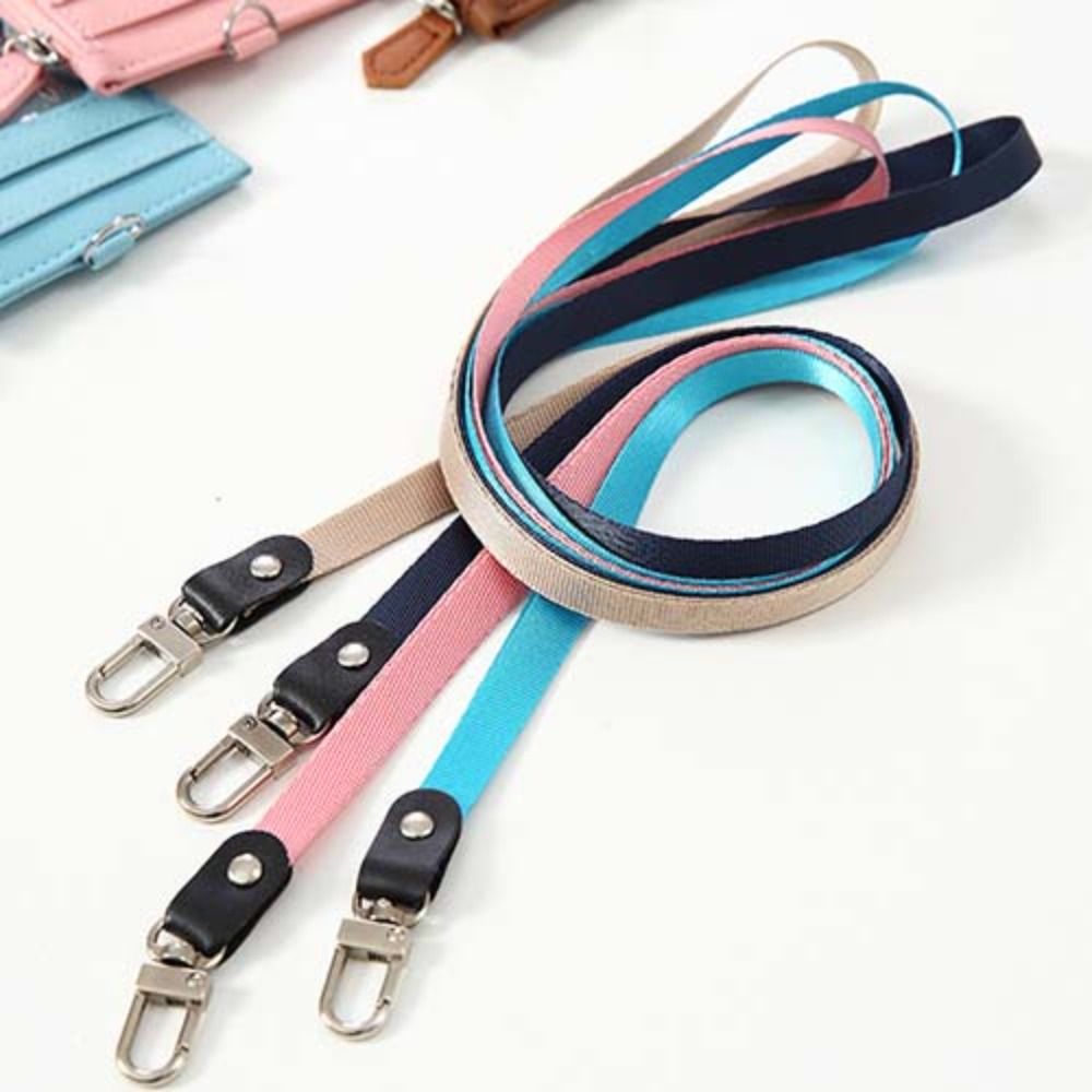 Lanyard Badge Holder - Fashion PU Leather Card Badge Holder