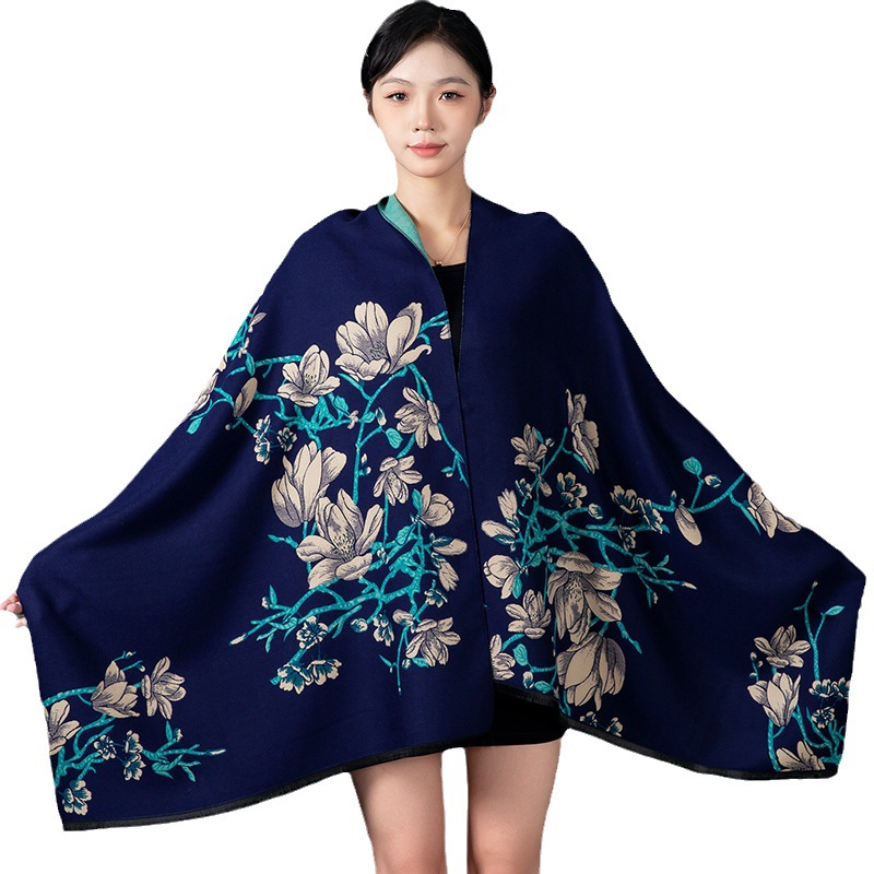 Women Winter Shawl Cashmere Sc - Woven Scarf Blanket review and price