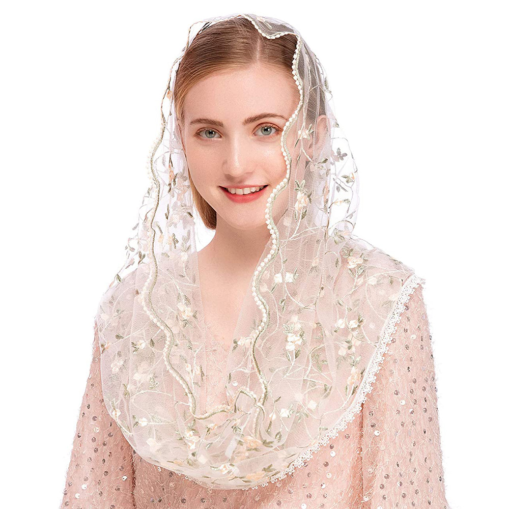 Women Chapel Veils Lady Mantil - Infinity Scarf Knit review and price