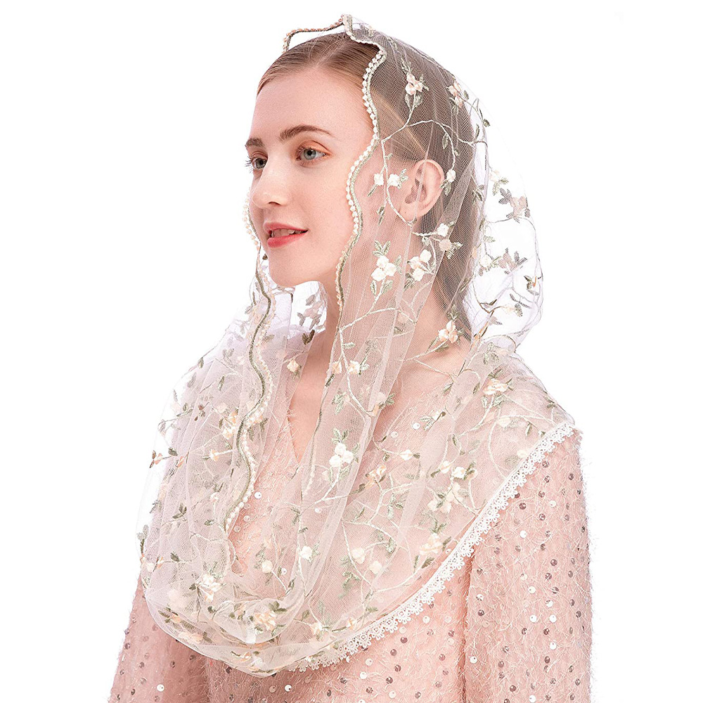Women Chapel Veils Lady Mantil - Infinity Scarf Knit review and price