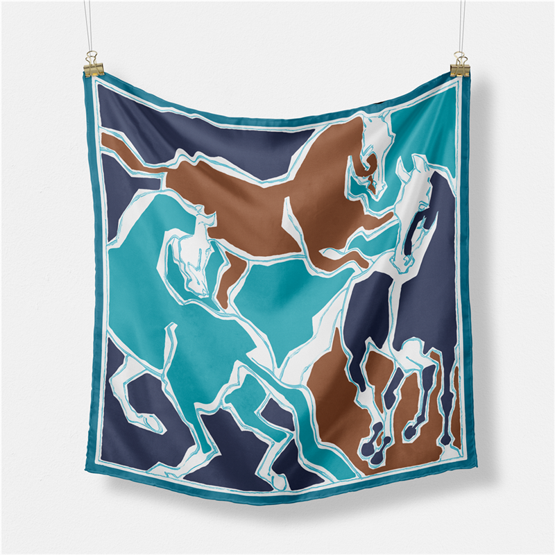 Twill Silk Scarf Woman Three H - Scarf Silk Square review and price