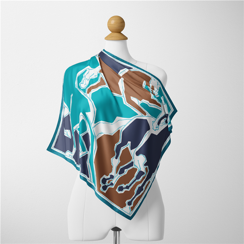 Twill Silk Scarf Woman Three H - Scarf Silk Square review and price