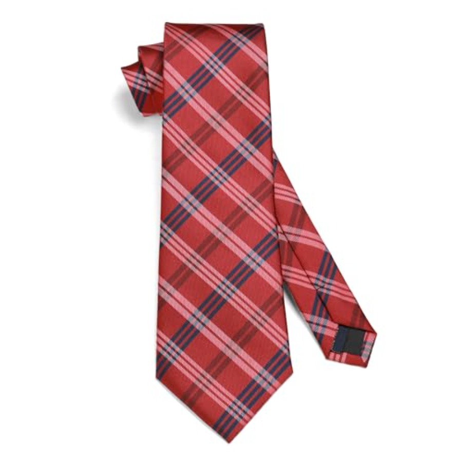 Mens Ties Set Stripe Plaid Tie - Silk Tie Striped review and price