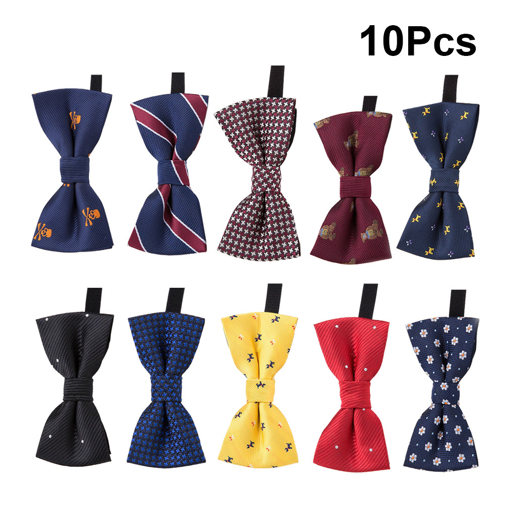 10Pcs Children's Small Bow Tie - Bow Tie Pre Tied review and price