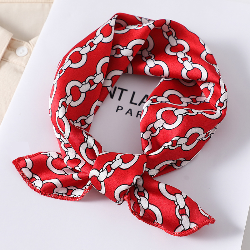 Women scarf  50*50cm Square Sk - Silk Tie Striped review and price