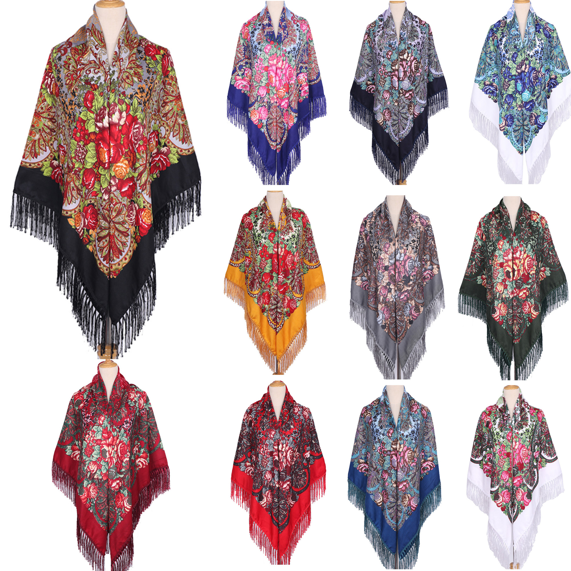 160*160cm Ethnic Large Square  - Woven Scarf Blanket review and price