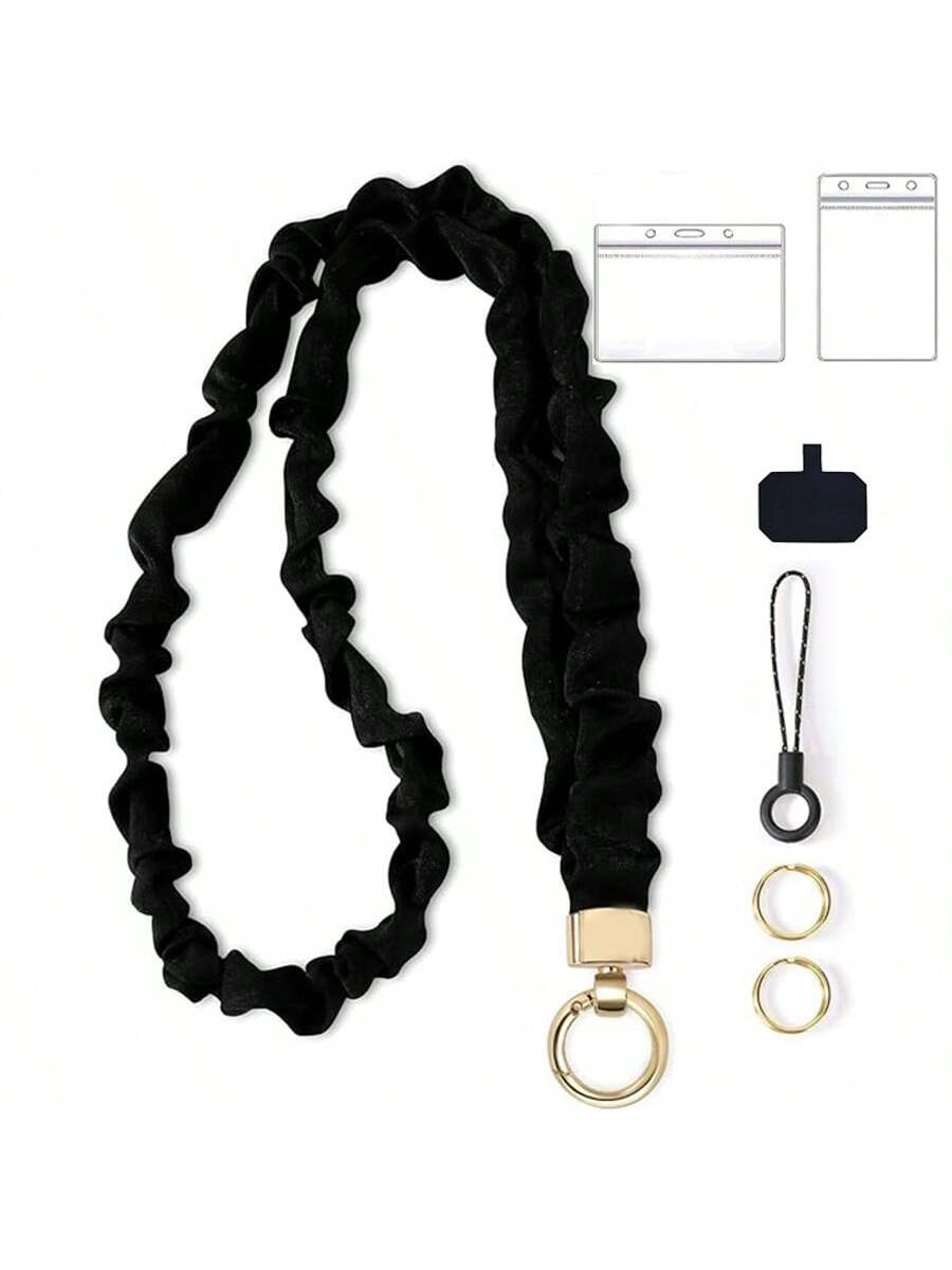 Stretchy Scrunchie Lanyard For - Lanyard Badge Holder review and price