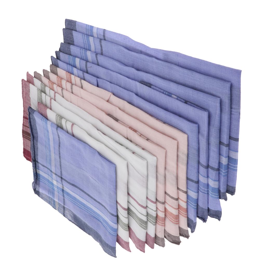 12 Pieces Men Assorted Cotton  - Handkerchief Cotton Men review and price