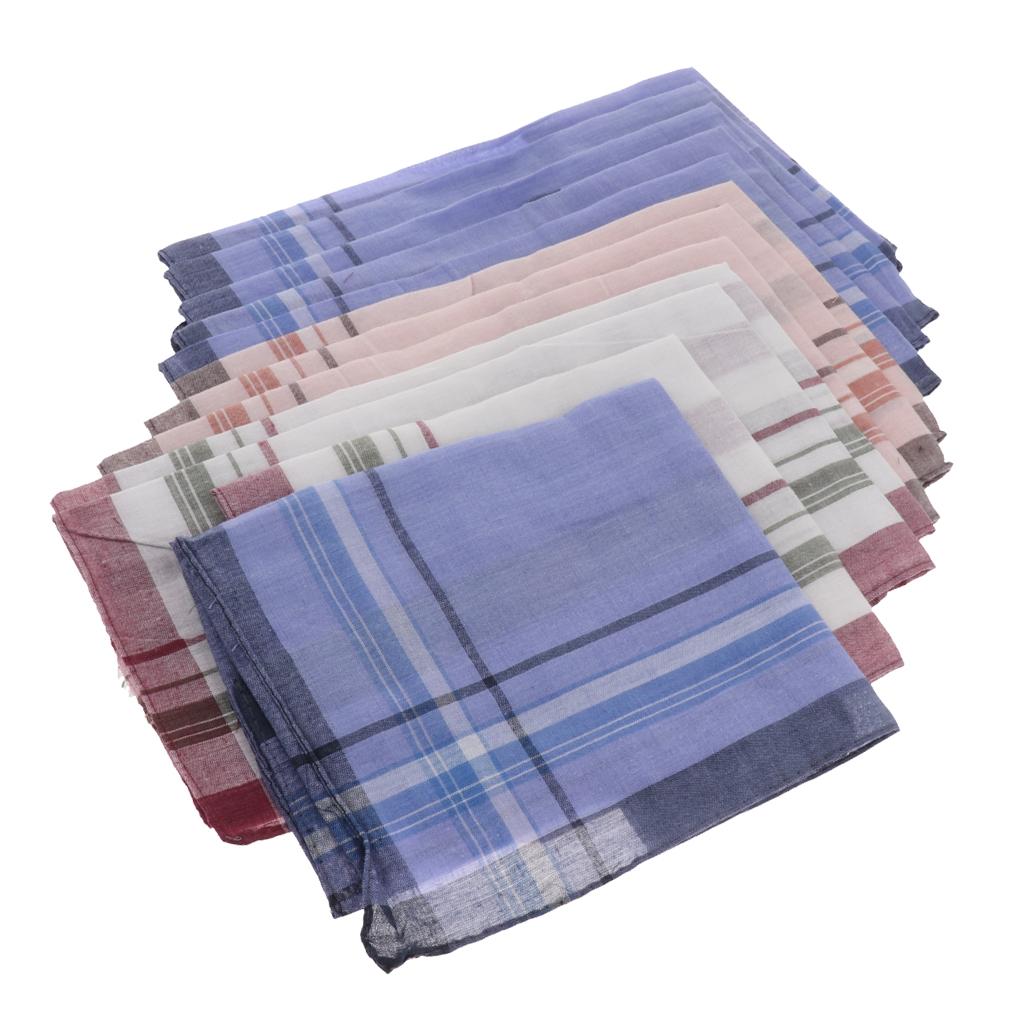 12 Pieces Men Assorted Cotton  - Handkerchief Cotton Men review and price
