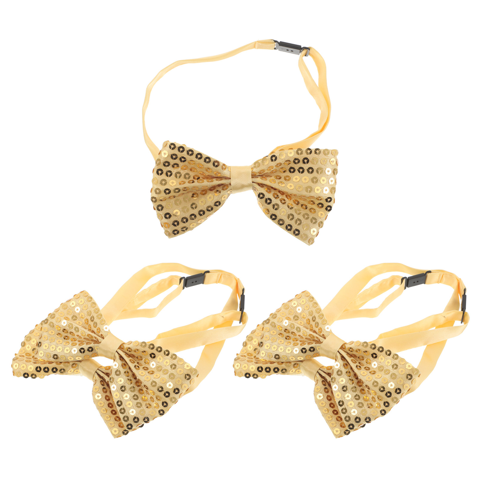 5Pcs Silver Sequin Bow Ties fo - Bow Tie Pre Tied review and price
