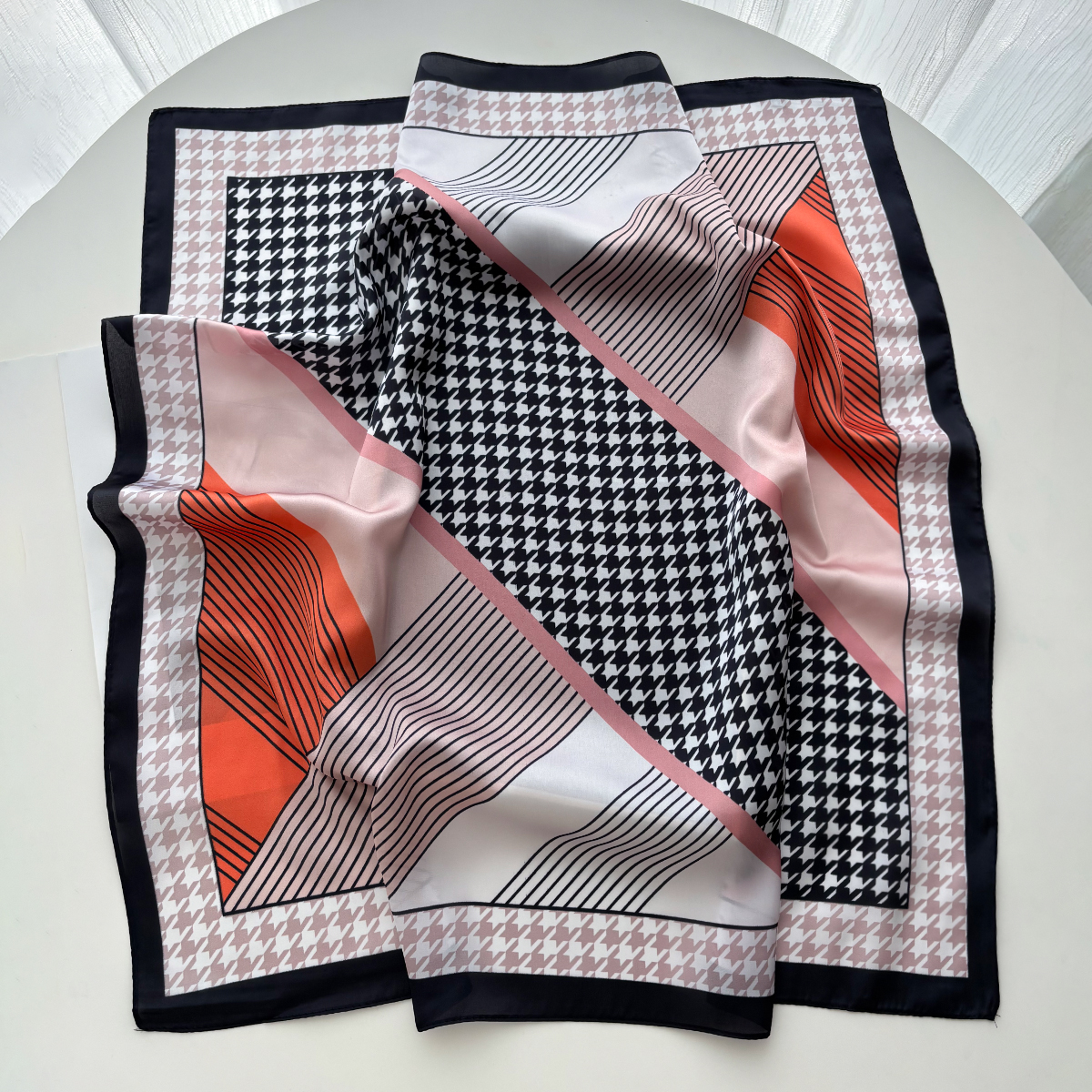 New Printed Square Scarf For W - Scarf Silk Square review and price