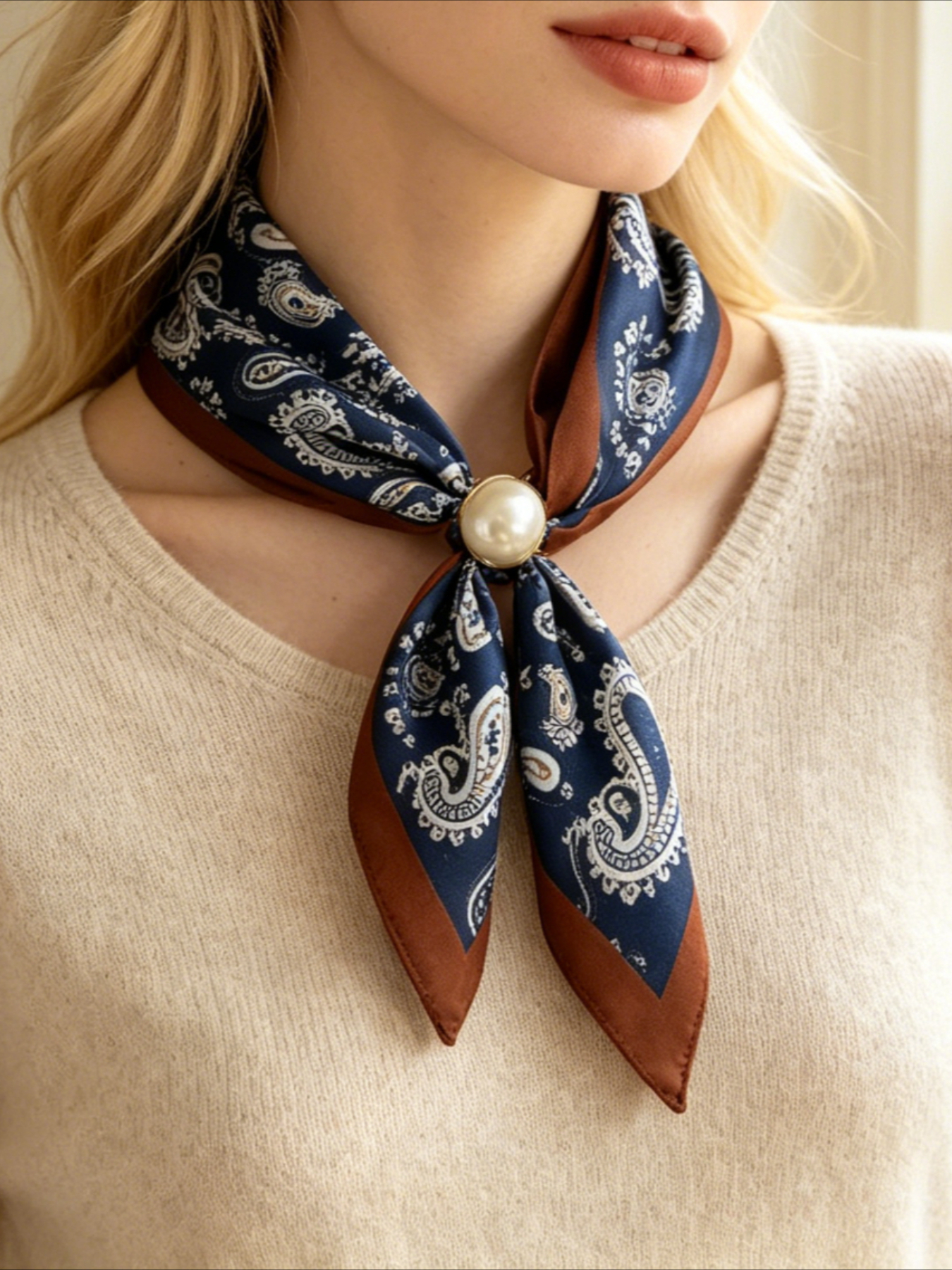 1 Women's Vintage Printed Sati - Face Scarf Mask review and price