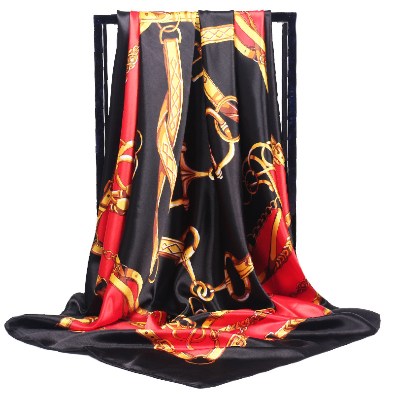90*90cm Ladies Silk Scarf Band - Face Scarf Mask review and price