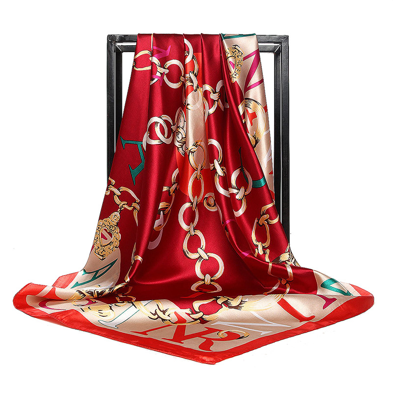 90*90cm Ladies Silk Scarf Band - Face Scarf Mask review and price