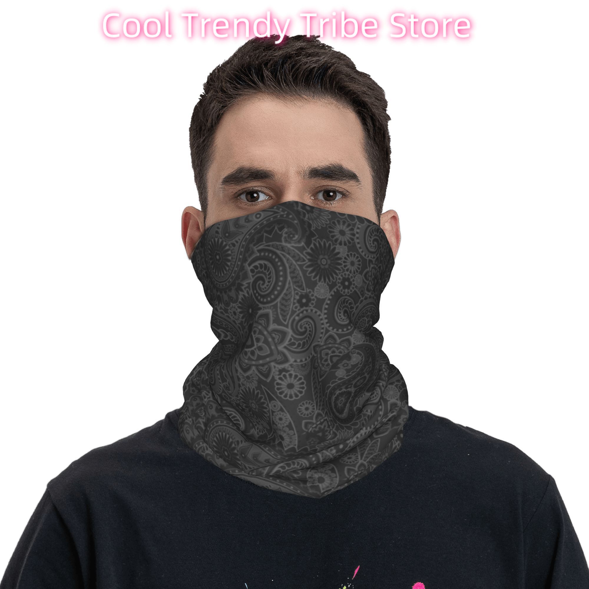 Custom Paisley Chicano Bandana - Neck Warmer Tube review and price