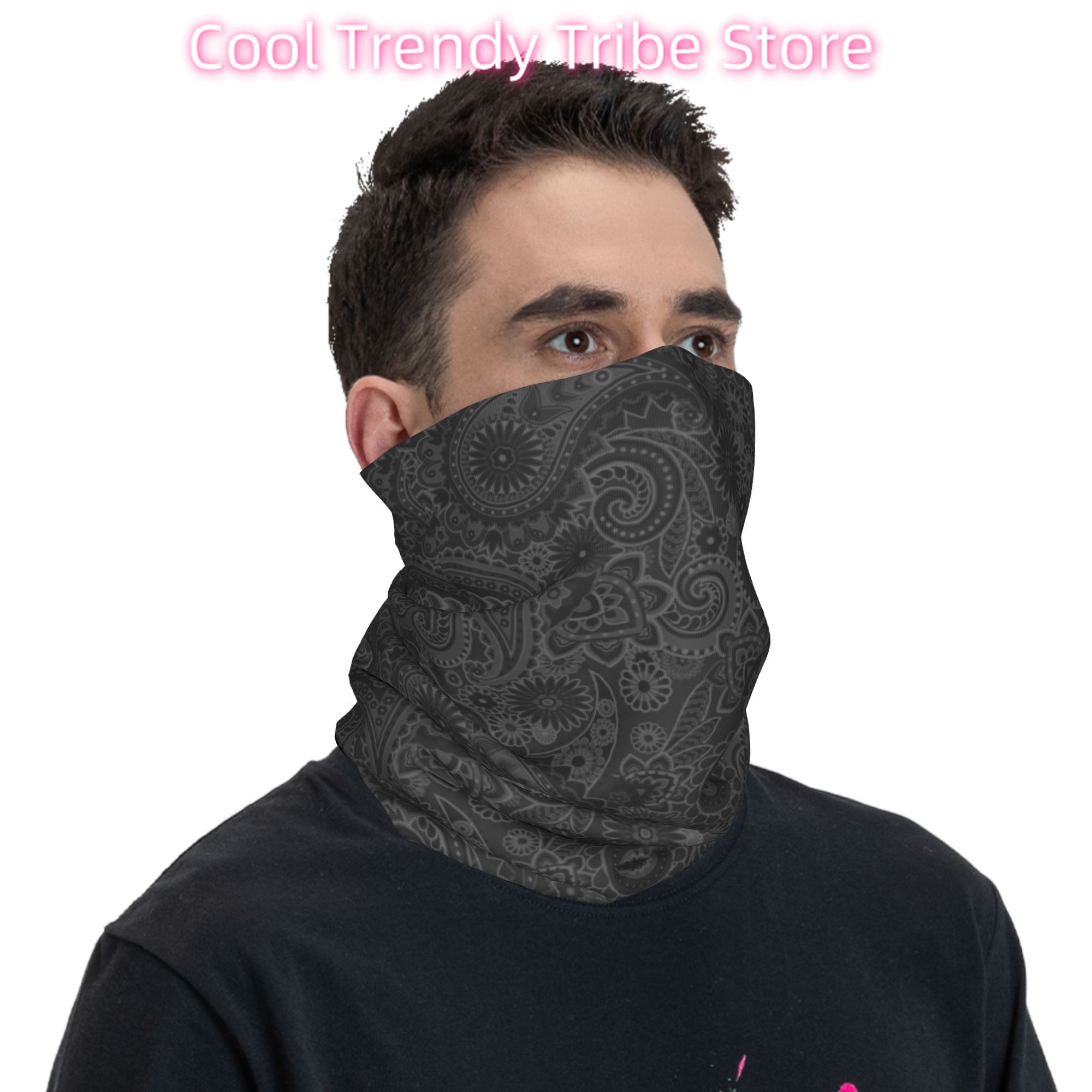 Custom Paisley Chicano Bandana - Neck Warmer Tube review and price