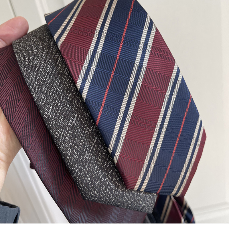 New Trendy Striped Neckties Fo - Skinny Tie Men review and price