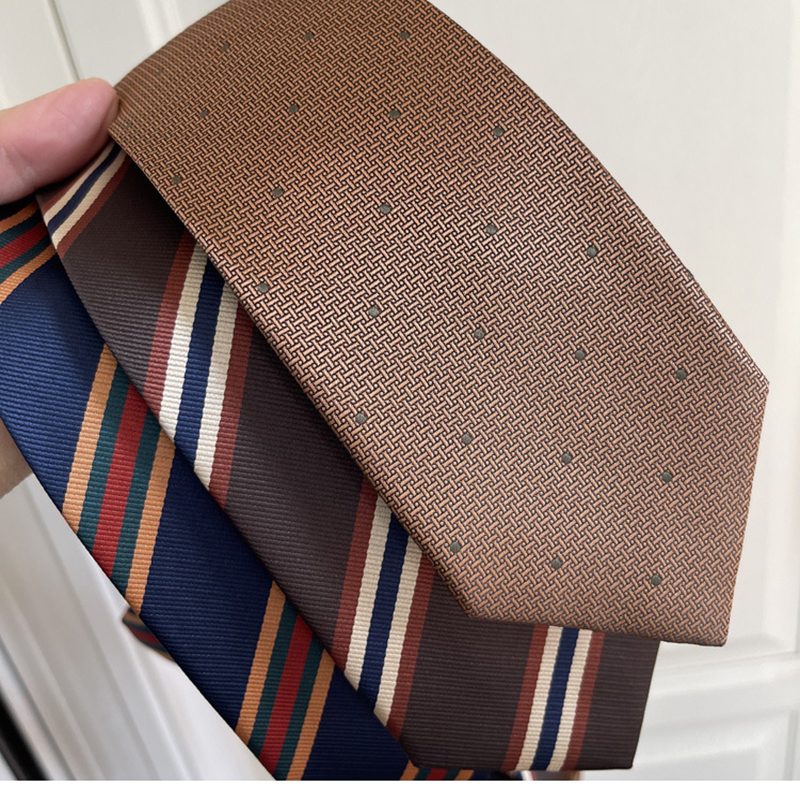 New Trendy Striped Neckties Fo - Skinny Tie Men review and price