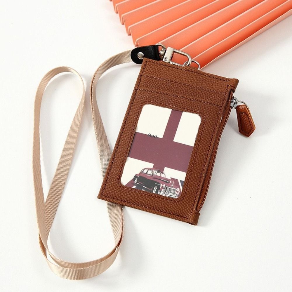 Fashion PU Leather Card Badge  - Lanyard Badge Holder review and price
