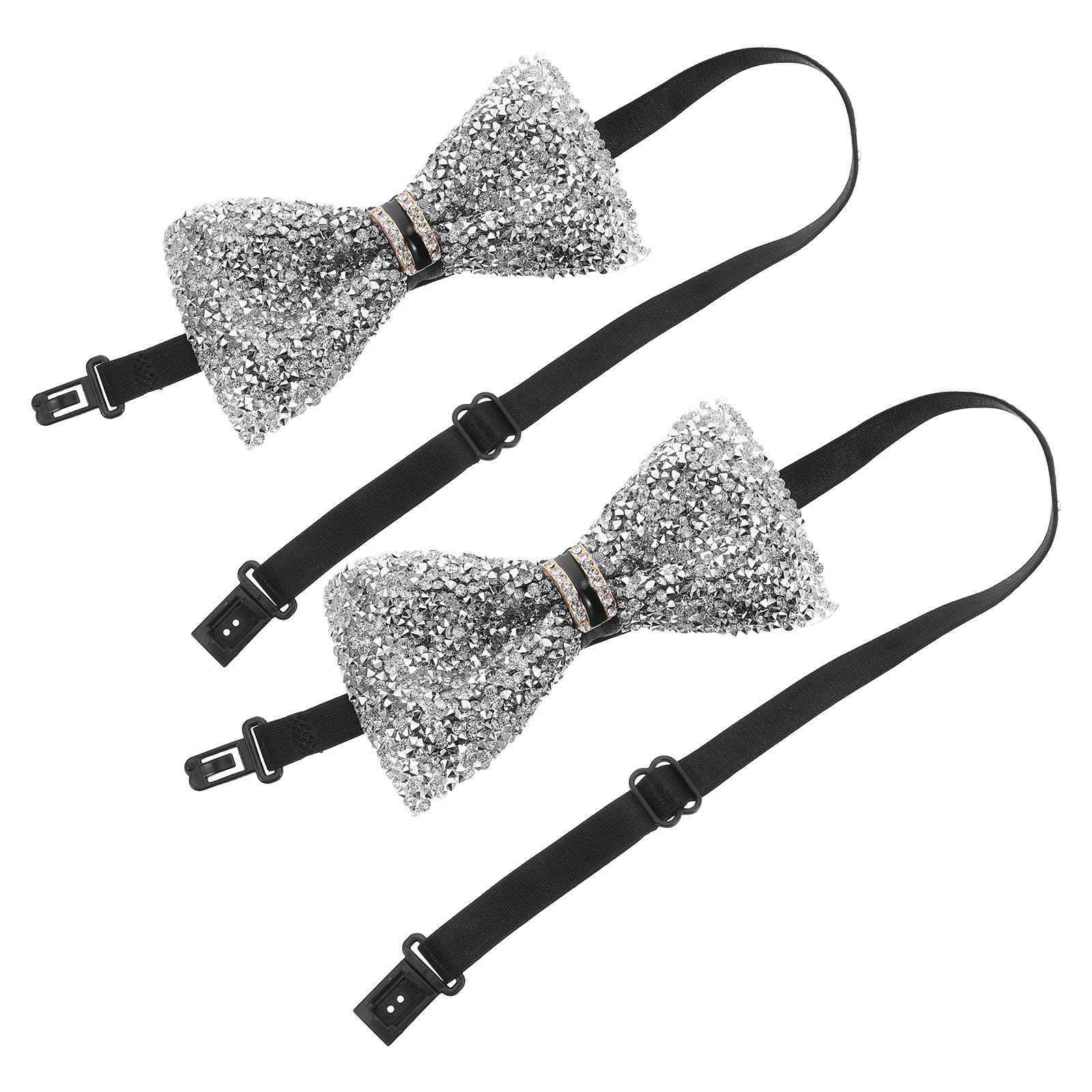 2Pcs Children Bow Tie Sparklin - Bow Tie Pre Tied review and price