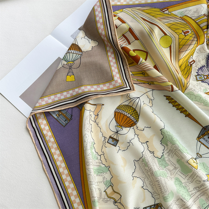 Fashion 135x135cm Silk Wool Sc - Pashmina Wrap Large review and price