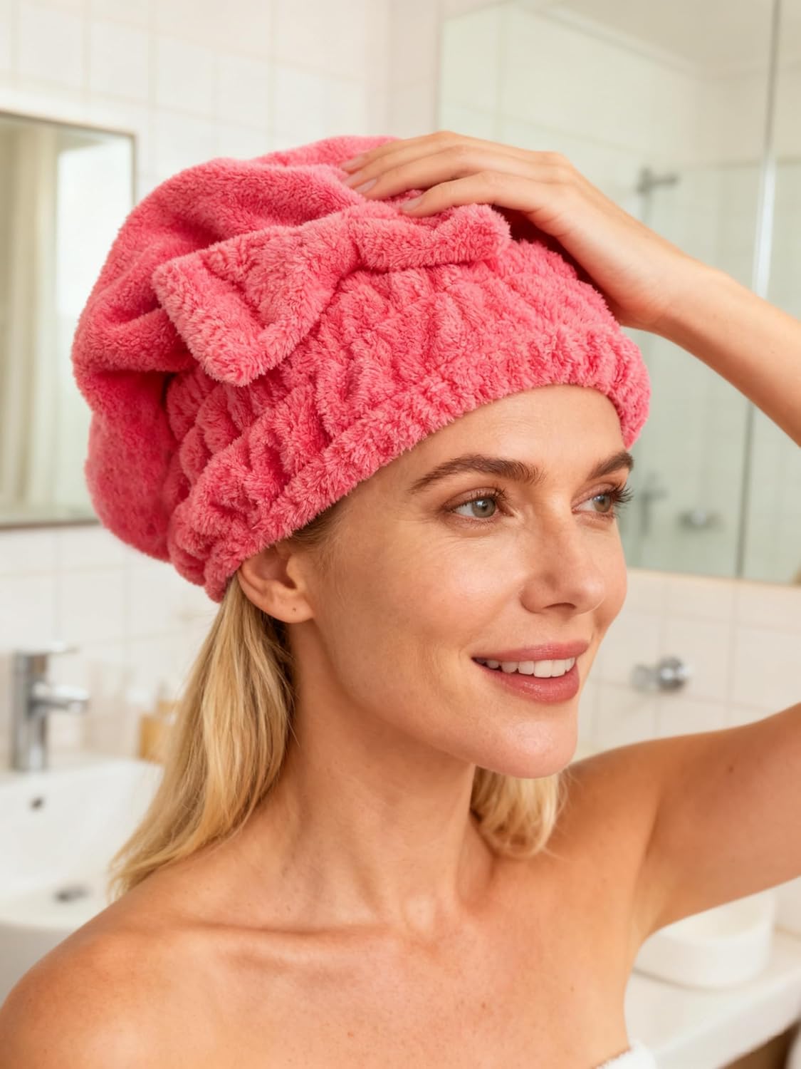 Microfiber Hair Drying Towels  - Head Wrap Turban review and price