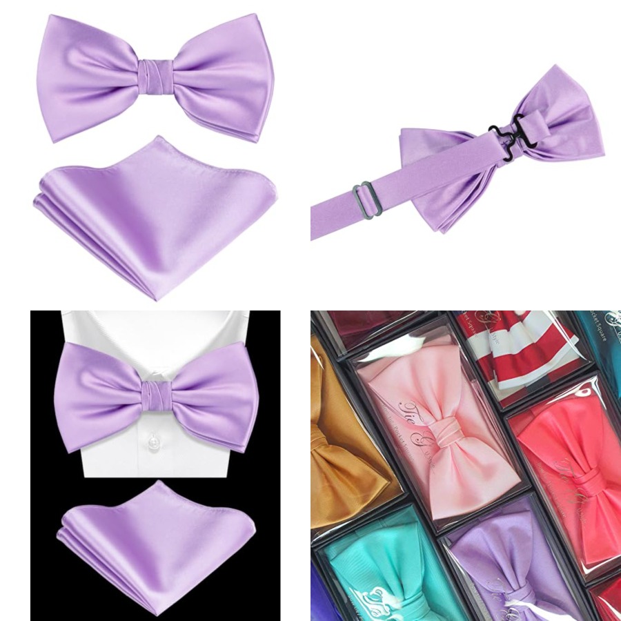 Solid Color Pre-tied Bow Tie a - Bow Tie Pre Tied review and price