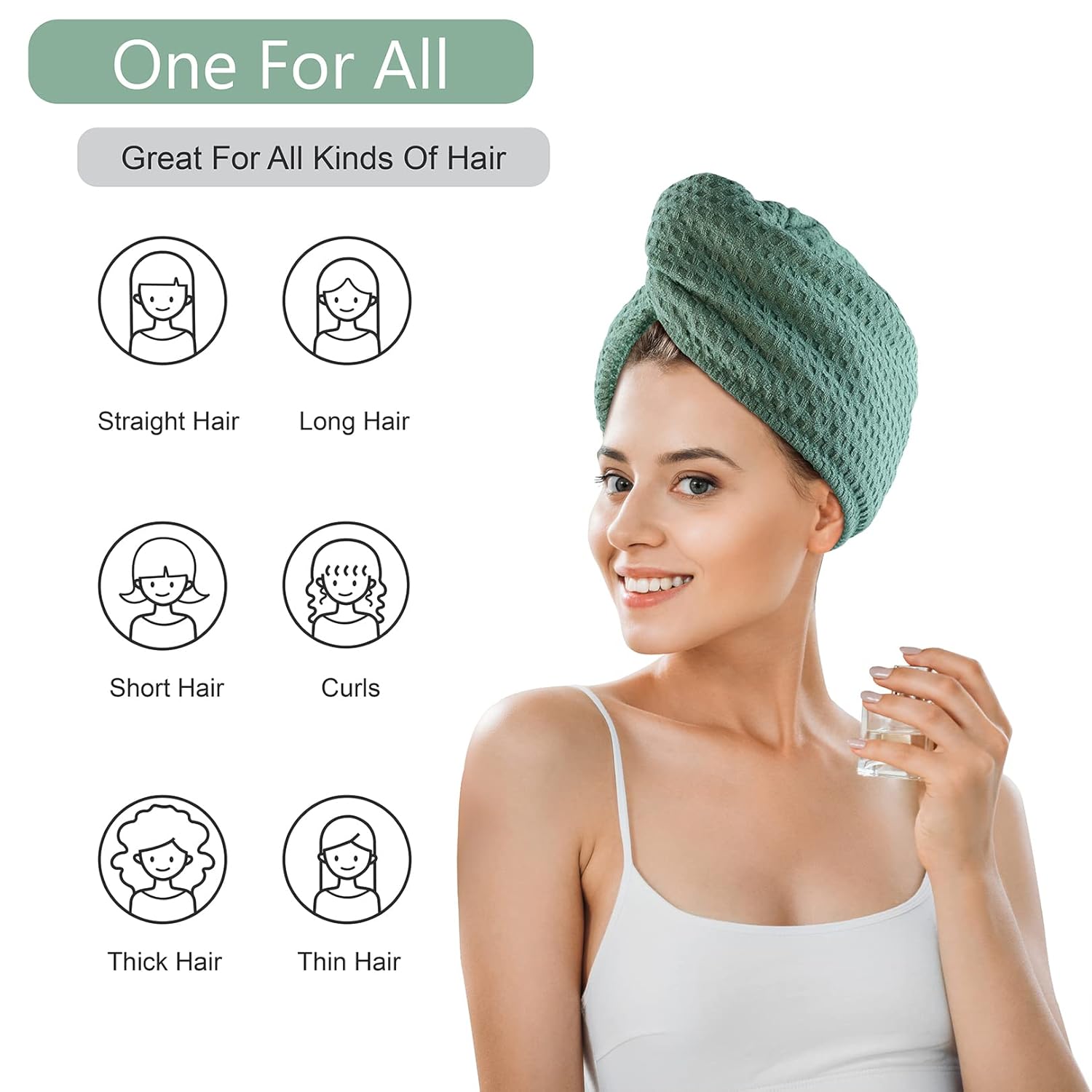 Microfiber Hair Drying Towel - - Head Wrap Turban review and price