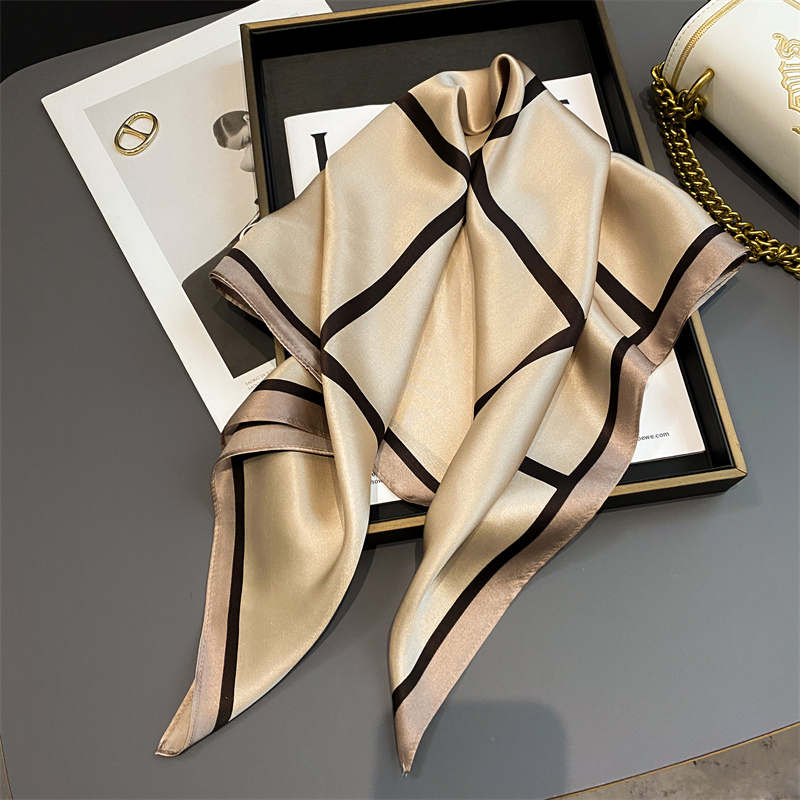 100% Real Silk Scarf New 70CM  - Scarf Silk Square review and price