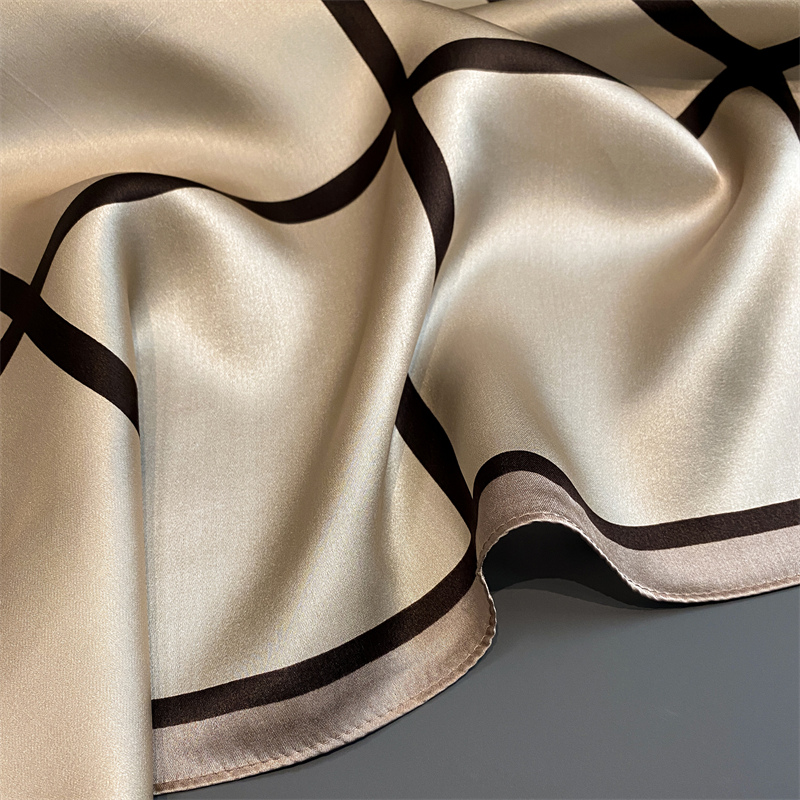100% Real Silk Scarf New 70CM  - Scarf Silk Square review and price